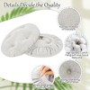 Marsui 4 Pieces Soft Stool Covers Round Bar Stool Cushions