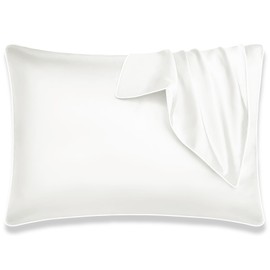 Utukky Silk Pillowcase [Hot Topic on TV] Pillow Cover, Single Sided Silk Pillowcase, Envelope Type Pillowcase, Washable, Reduces Sleeping Habits, Antibacterial, Odor Resistant, Beautiful Hair and