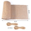 Cieex Jute Table Runner, Jute Ribbon Table Runner, 30 cm
