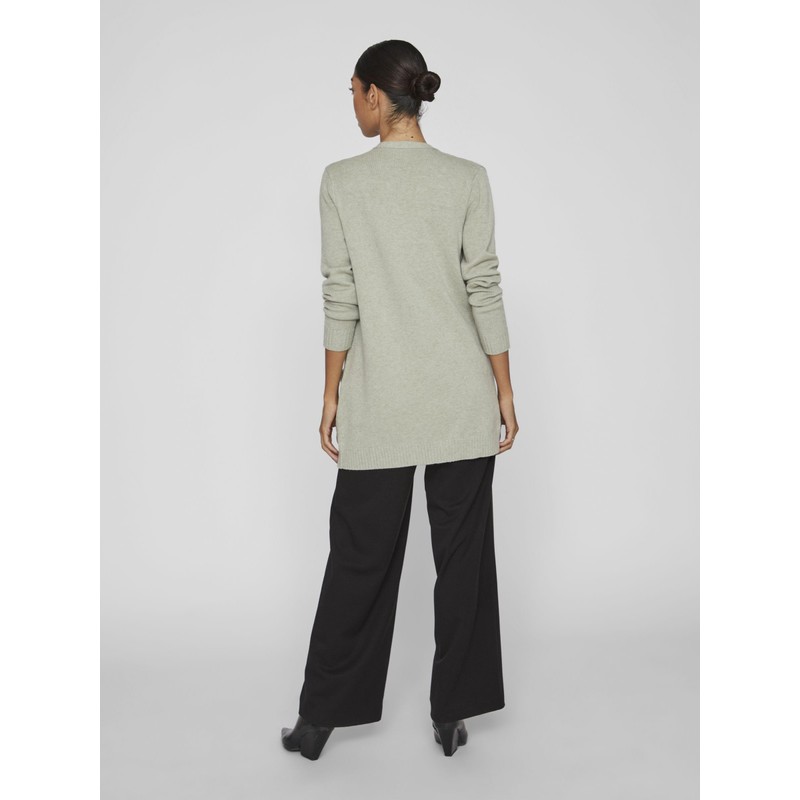 Vila Women's Basic Cardigan, Oil Green