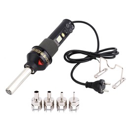Estink 450 W Adjustable Mini Heat Gun, Mini Hot Air Blower Desoldering Station, with 4 x Nozzles and 1 x Holder, with LCD Display