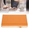 A5 Lined Notebook Portable PU Leather Hardcover Notebook with Elastic