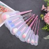 Jeffdad 20 Pcs Makeup Brush Covers, 5 Sizes Clear Make