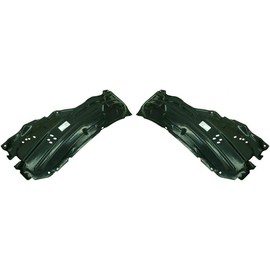 Partswich New Set of 2 Fender Liner - Compatible For INFINITI M35 2006, 2007, 2008, 2009 Front Driver Left Side & Passenger Right Side Inner Fender Liners IN1250104, IN1251104