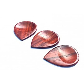 MUSICAL STRING Guitar Picks Plectrum Padok Wood Grip Model Handmade Lot of 5 pcs