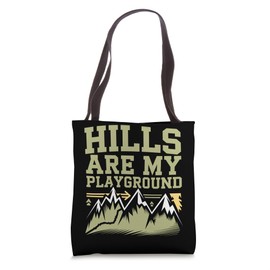 Trail Running Enthusiast Running Trails Outdoor Adventure Tote Bag