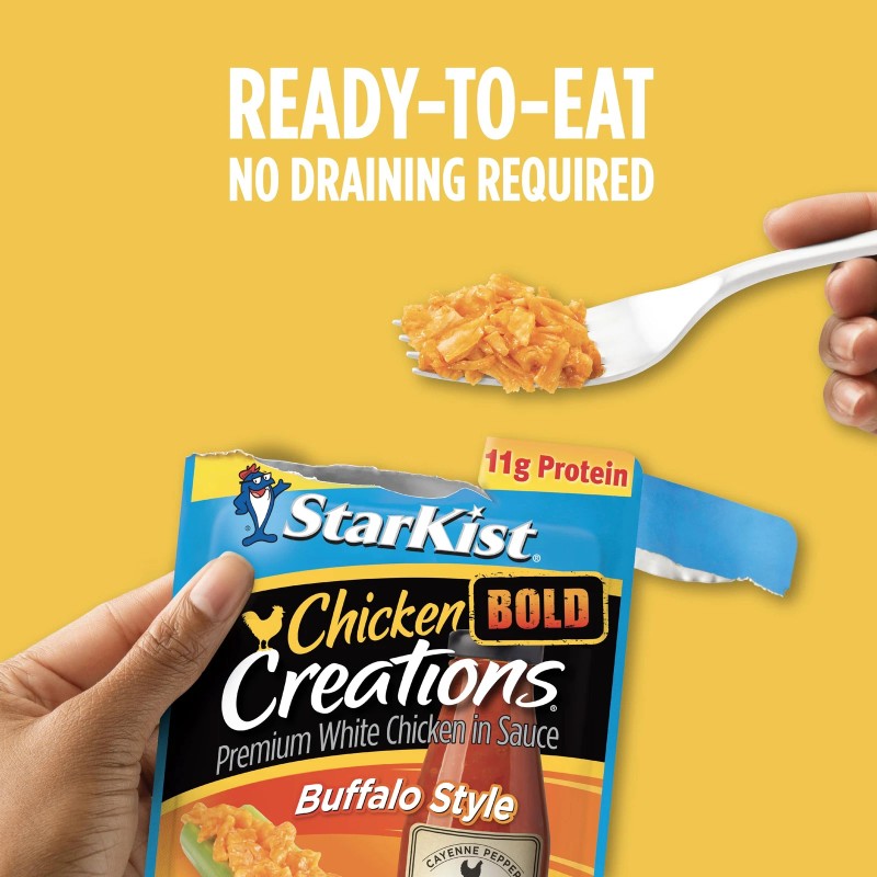 StarKist Chicken Creations BOLD Buffalo Style 12 Pack 2.6oz Pouches