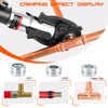 Copper Pipe Crimping Tool - with 1", 3/4", 1/2" Dies