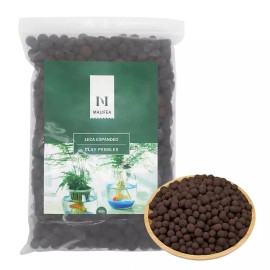 Malifea 4LBS Leca Expanded Clay Pebbles Hydroponics Supplies for Indoor Garden..