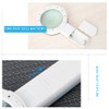 30X High Power Double Glass Lens Handheld Magnifying Glass with