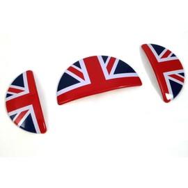 ATEX Red/Dark Blue/White Union Jack Interior Door Handle Cover Sticker for Cooper MK1 R50/R52/R53 2001~2006