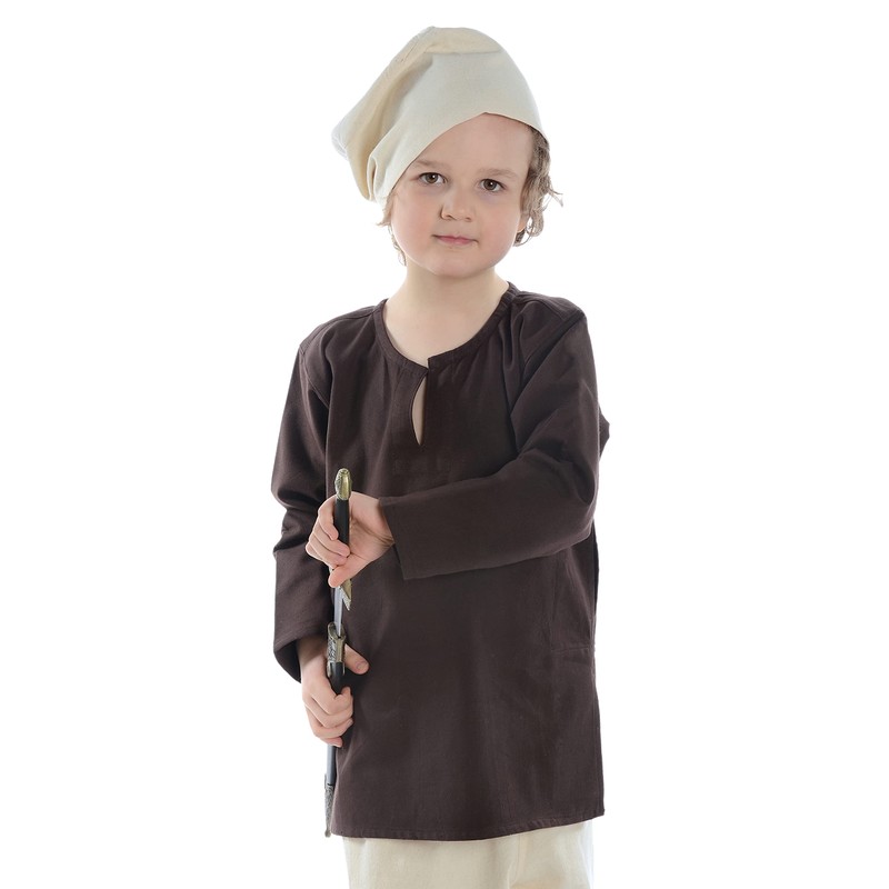 HEMAD Medieval Tunic, Children's Tunic, Red, Blue, Green, Brown, Beige,