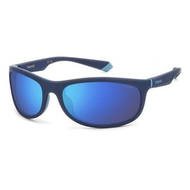 Polaroid Unisex Sunglasses, Matte Blue
