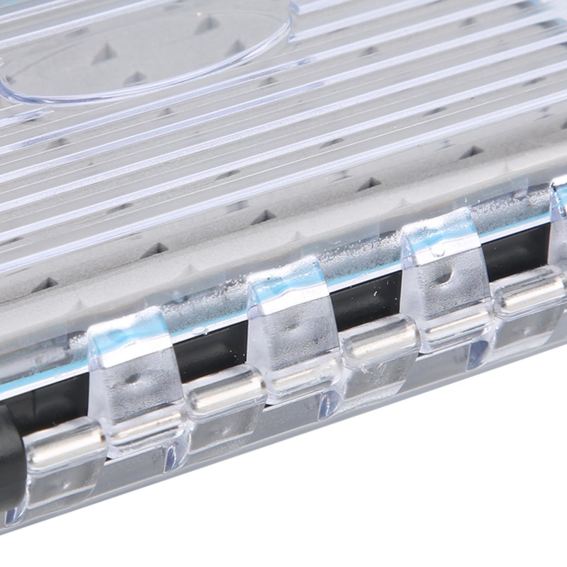 Fly Fishing Box PP Double Side Waterproof Flies Organized Storage