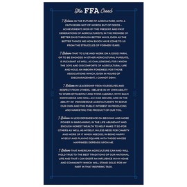 Riley Blake - FFA Forever Blue 2 - P15855 Panel 24" FFA Creed Panel