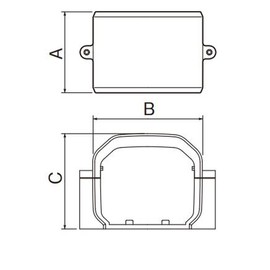Panasonic Duct Refreshing "Joint Saddle 60 Notebook Gray das5602h