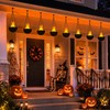 8 Pcs Halloween 3D Fake Fire Lamp 110vArtificial Hanging LED