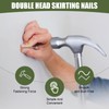 600 pcs Double-Headed Skirting Nails with 6 Sleeve Tools -