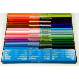 Colleen Colored Pencils, 785 Round, 30 Pieces, 60 Color Paper Box, 785-30/60