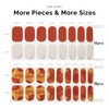 NAILOG Semi-cured Gel Nail Stickers (34 Pieces), Nail Seal Curing