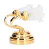 1:12 Doll House Miniature Wall Lamp LED Light Model Toy