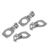 4 Pieces Water Heater Cam Lock Stainless Steel Door Cover