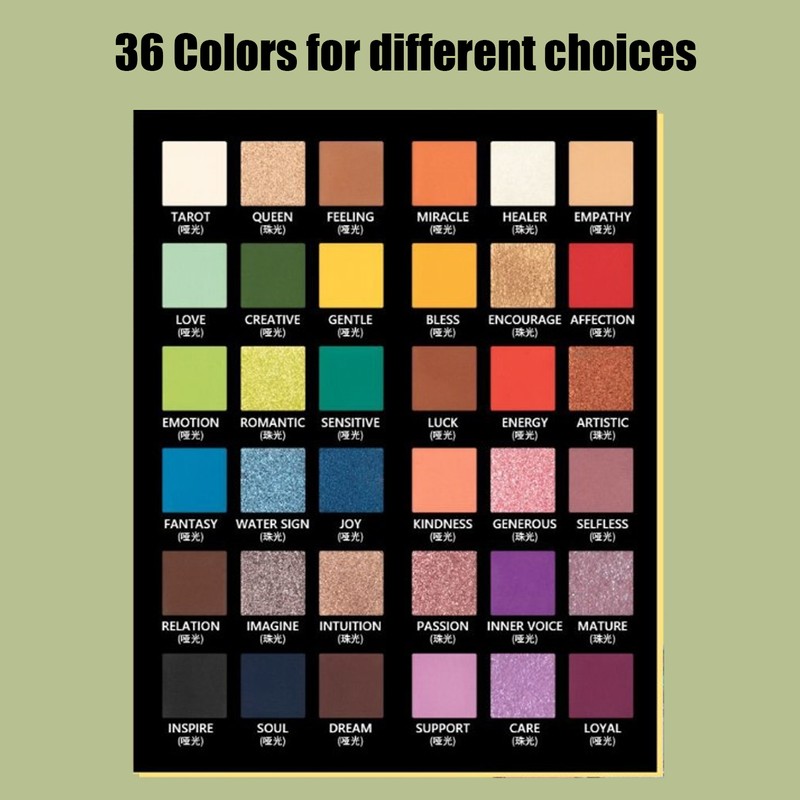 IMAGIC 36 Colors Long Lasting Eyeshadow Glitter Matte Eye Shadow