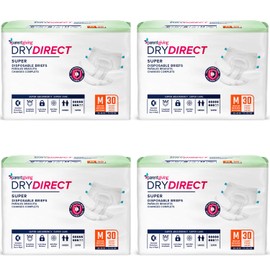 Dry Direct Super Brief (Medum - Case of 60) by Parentgiving