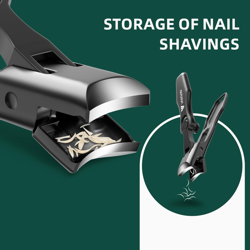 German Nail Clippers for Men Thick Nails, VANWIN Toenail Clippers