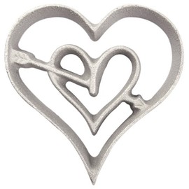 Kitchen Supply Rosette Iron, Valentine Heart