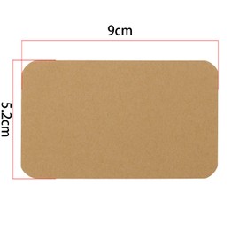 Penta Angel Small Blank Kraft Paper Cards 120 Pieces Mini Gift Notes Message Business Greeting Cards DIY Gift Tags Label Vocabulary Word Graffiti Scrapbooking Flash Cards(Brown)