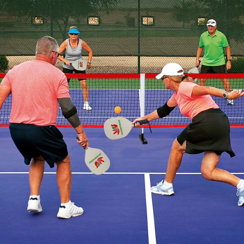 Hoverphenix Portable Pickleball Net Set, 22FT Regulation Size Pickle Ball