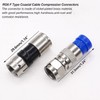 mxuteuk Coax Cable Crimper Kit Adjustable RG6 RG59 RG11 75-5