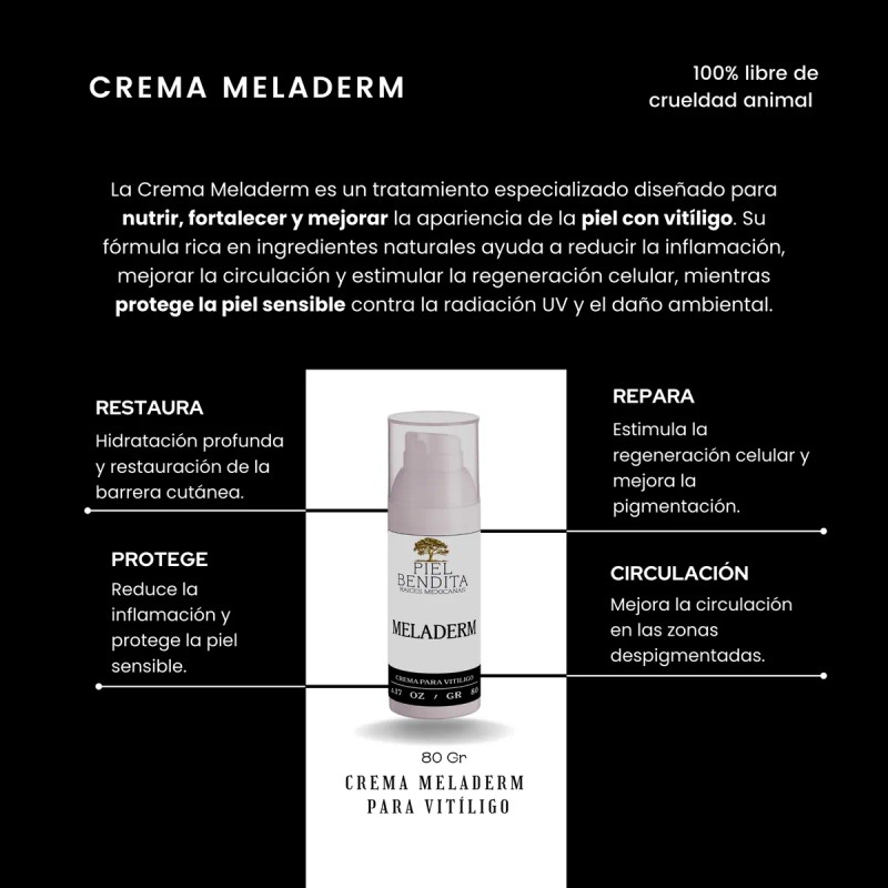 Meladerm: Regenera Protege Naturalmente Contra El Vitiligo