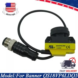 Unbranded New For Banner QS18VP6LDQ5 Miniature Diffuse Photoelectric Laser Sensor