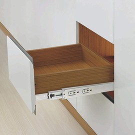 Gobrico 10 Pairs 12-inch Drawer Slides Soft Close Ball Bearing Drawer Glides Side Mount, 3-Folds Full Extension Drawer Runners Rails, Heavy Duty