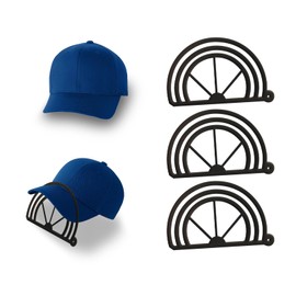 Hat Brim Benders,Hat Curving Band Ball Cap Brim Shaper, Dual-Slot Hat Shapers for Stylish Curves,Convenient Hat Curving Band(3-Pack)
