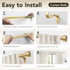 IFELS 2 Pack Heavy Duty Curtain Rods for Windows 28