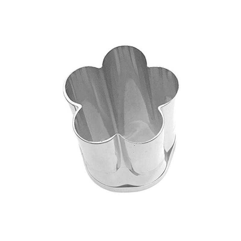 Kanda 075022 18-8 Stainless Steel Vegetable Cutter, Plum Shape, Large