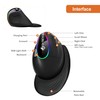 J-Tech Digital Ergonomic Mouse with Wireless Connection, Removable Palm Rest,