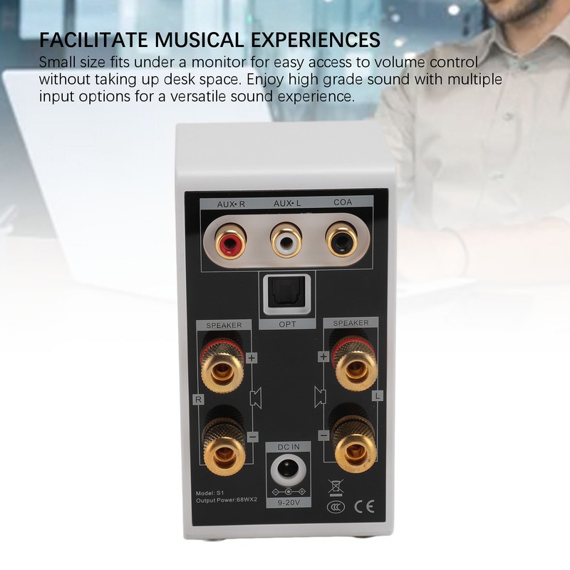 200W Bluetooth 5.0 Amplifier HIFI Stereo Sound Digital Amp Wireless