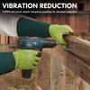 Vgo... Gardening Gloves Long Sleeves in Leather with Touchscreen, Heavy