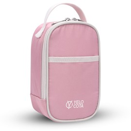 Small Insulated Lunch Bag- Snack Bag- Mini Cooler Bag with Handle for Travel,Work,School(Storage Space below 20oz)- Also Suitable for Pairing with Food Jar