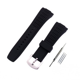 Topuly 26mm men's Rubber Watch Strap compatible with SEIKO VELATURA/SRH series SRH006 SPC007 Outdoor Watch Strap Watch Wirstband Bracelet for Men and Women