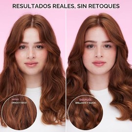 L'Oréal Paris Champú sin sulfato con brillo y ácido glicólico EverPure, cuidado del cabello para brillo duradero y suavidad para cabello opaco y seco,