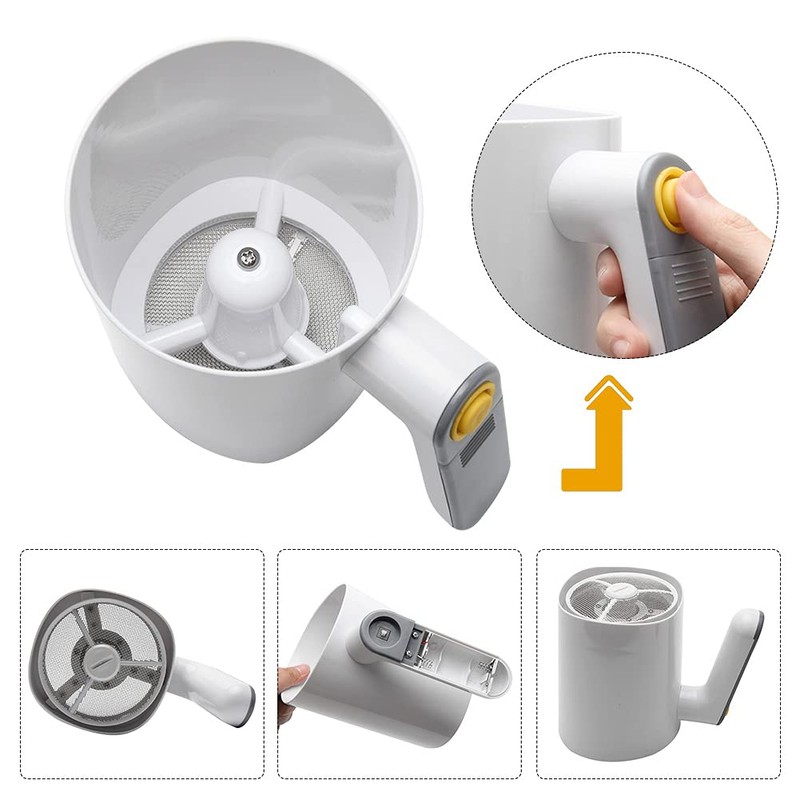 Battery Operated Electric Flour Sifter for Baking, Electric Flour Sifter
