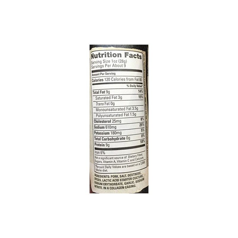 9oz Boar's Head Superiore Sopressata Chub (One Chub Per Order)