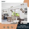 BOKT Mid Century Modern Gold Globe Pendant Lights Kitchen Island