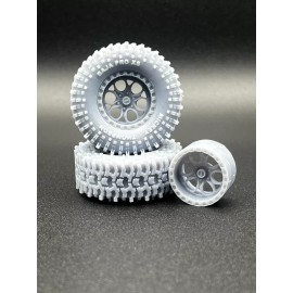 Unbranded Resin 1/24 Scale “Rock Crawler” StyleOff-Road model car wheels, 1/24 1/25 Truck