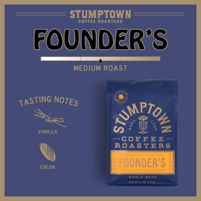 Stumptown Coffee Roasters, Founder's Blend, 100% Arabica Coffee - Organic